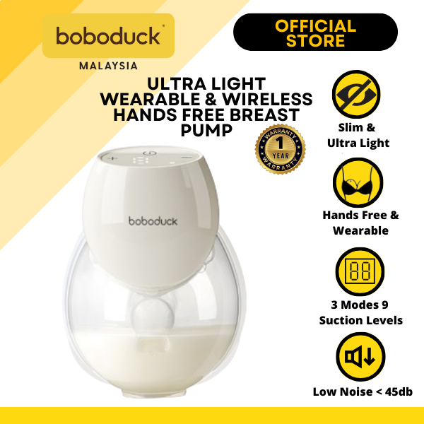 Boboduck - Ultra Light Wearable Hands Free Electric Breast Pump