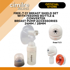 Cimilre Free T B/Shield c/w Feeding Bottle & Converter 24 mm / 2