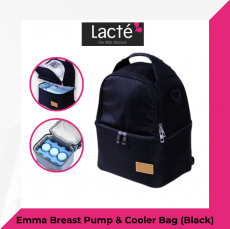 Lacte - Emma B/Pump Cooler Bag Black